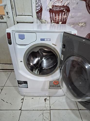en ucuz meiset texnikasi: Paltaryuyan maşın Hotpoint Ariston, 6 kq, İşlənmiş, Avtomat, Qurutma var, Pulsuz çatdırılma, Ödənişli çatdırılma — 3