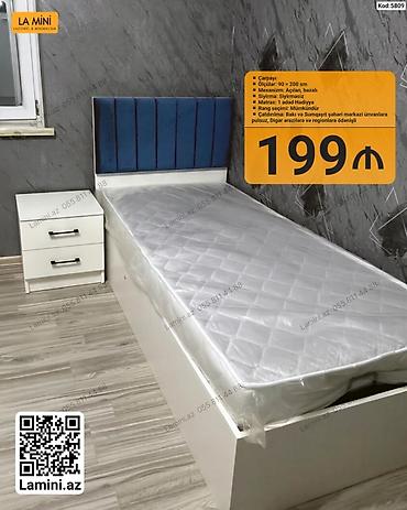 Ev və bağ: Tək nəfərlik çarpayı – Kod: 5809 - Ölçü: 90 × 200 sm - Mexanizm — 1
