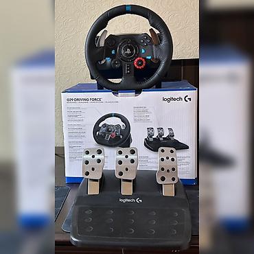 ucuz direksiyon seti: Salam, təsvirdə gördüyünüz Logitech G29 sükan dəstidir, qeyd edimki — 1
