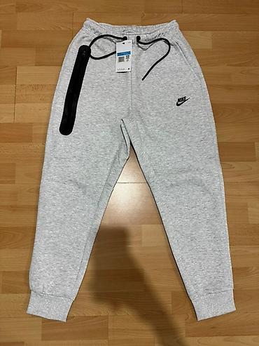 Брюки: Мужские брюки, XL, 2XL, L, Nike, Новый, цвет - Серый, Самовывоз — 1