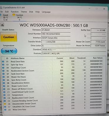 xarici hard disk: WD Caviar Green 500GB HDD + DDR3 RAM modul - Sərt disk: Western — 3