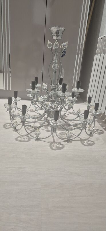 Çilçıraqlar: Çılçıraq, 10 və daha çox lampa, Xrustal
