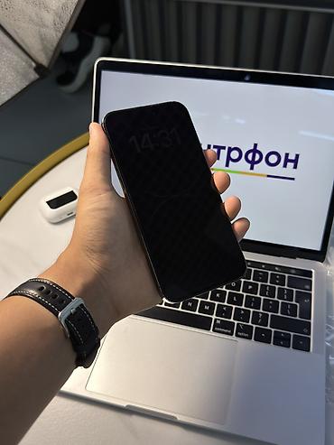 14: IPhone 14 Pro Max, Б/у, 256 ГБ, Deep Purple, Зарядное устройство, Защитное стекло, Чехол, В рассрочку, 83 % — 2