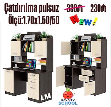 qaş stolu: *Yazı masası / iş masası* _*EMDİRİMLƏ*_ Qiymət : *230₼* ➡️Məhsul yeni — 1