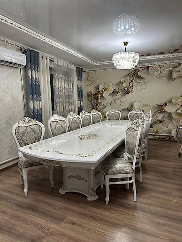 Стол и стул для зала, Новый, Бесплатная доставка, цвет - Белый