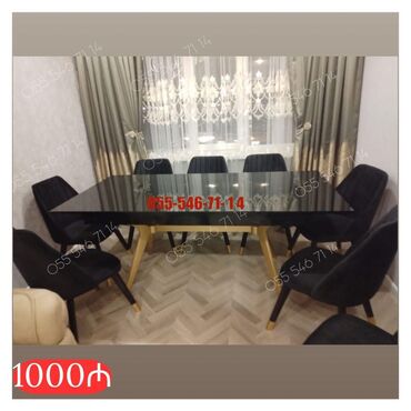 Dolablar: Qonaq otağı üçün, Yeni, 8 stul