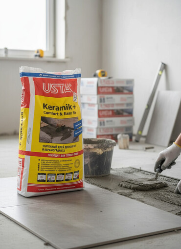 теплый пол под кафель цена: Клей для плитки USTA Keramik+ Comfort & Easy Fix - Усиленный клей