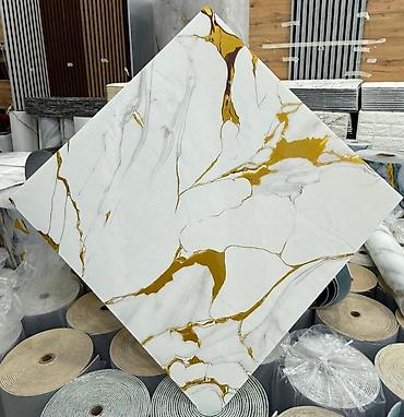 Vinil divar kağızı, oboy: Pvc Mermer Panel Mərmər effekti verən PVC divar panelləri. 1.Arxası — 1