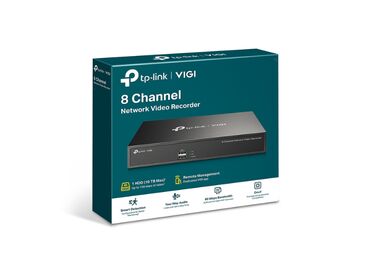 5g wifi modem: NVR TP-Link VIGI NVR1008H TPLink VIGI NVR1008H, 8 kanallı şəbəkə