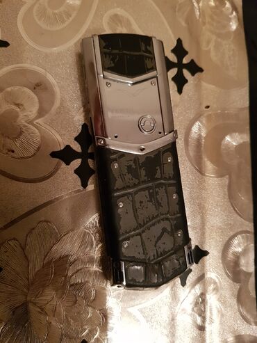 зарядка нокиа тонкая: Vertu Aster, rəng - Qara, Düyməli