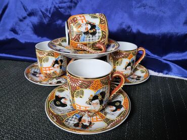 Ostali antikviteti: Japanske soljice za kafu iz 70ih.godina. Soljice za kafu reljefno — 1