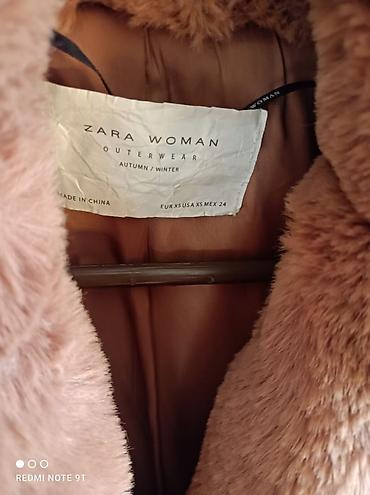 Женская одежда: Шуба-эко из коллекции ZARA WOMAN Outerwear (Autumn/Winter). - Размер — 3