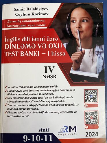 ingilis dili sinif testleri: Ceyhun Kerimov dinleme ve metn kitabi bu il alinib çox az islenib ve