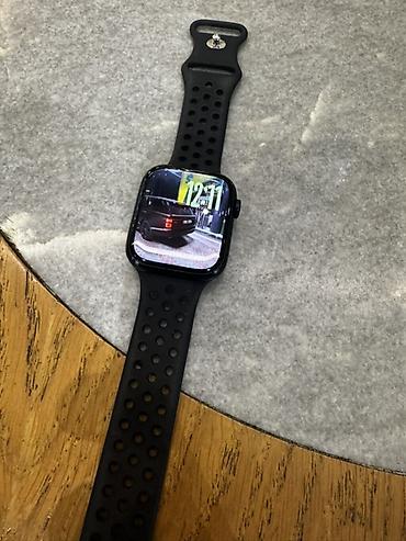 Apple Watch Series 9 (GPS), 45 мм, корпус в темном цвете, спортивный at lalafo.kg Apple Watch Series 9 (GPS), 45 мм, корпус в темном цвете, спортивный