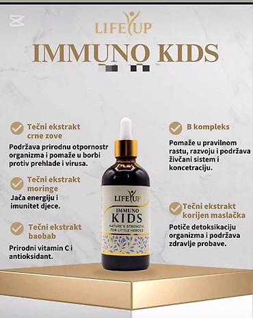 Suplementi: LifeUp prirodni dodaci ishrani – Immuno Kids, Reset i Rise - Immuno — 6