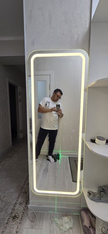 Зеркала: Зеркало на заказ от 2500 сом за м2! Производство Россия, 4мм толщина — 24