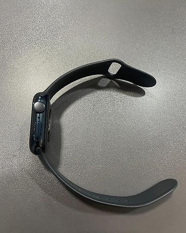 apple whatch 8: Apple Watch 8 45mm Series (alüminium korpus, qara rəng, silikon Sport — 3