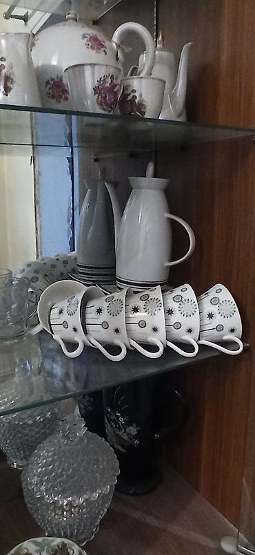 Çay dəstləri və servizlər: Çay dəsti, rəng - Ağ, Farfor — 8