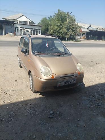 эшик б у: Daewoo Matiz: 2003 г., 0.1 - engine capacity л, Кол менен иштөөчү, Бензин, Хетчбек — 1