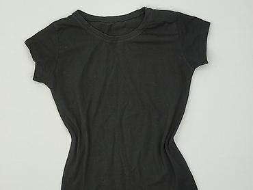 bluzki czarne basic: T-shirt damski, rozmiar S — 1