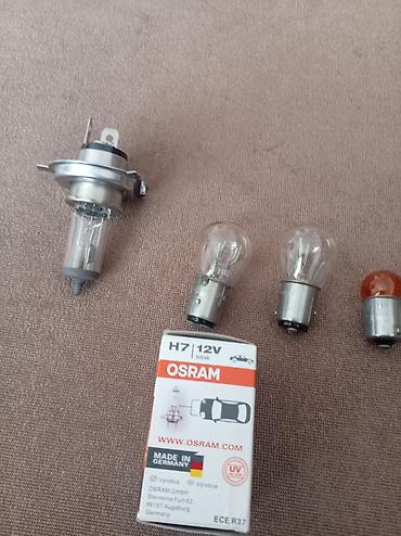 fara: Avtomobil lampaları dəsti Məhsul tərkibi: - OSRAM H7 halogen far — 2