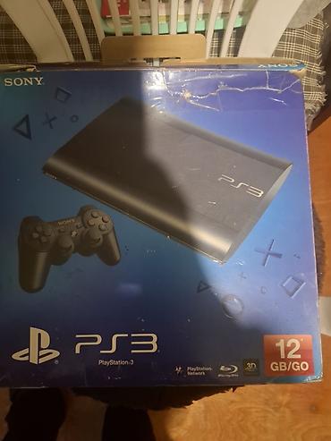 televizor ikinci el: Sony PlayStation 3 (PS3) Super Slim — 12 GB daxili yaddaşlı model — 3