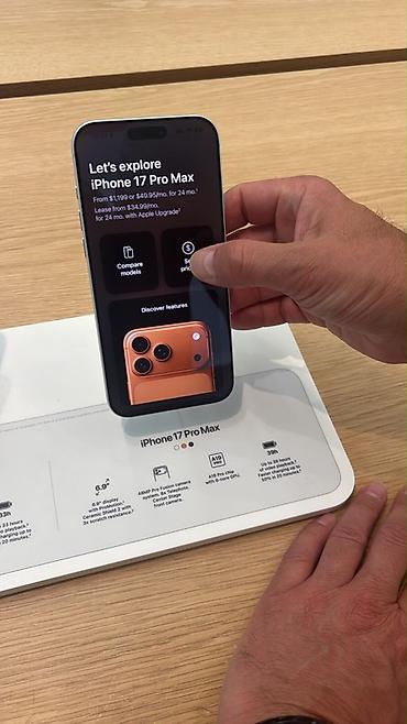 ipone 17 sade: IPhone 17 Pro Max, 256 GB, Matte Silver, Face ID — 2