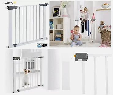 Ostali dečiji nameštaj: Safety 1st Quick Close+ U-Pressure Fit zaštitna kapija - Samonoseća — 5