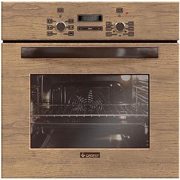 elektirik soba: GEFEST 622-02 K47 Tam Modern Qara Şüşə Fasadlı Solo Qaz Plitəsi və — 1