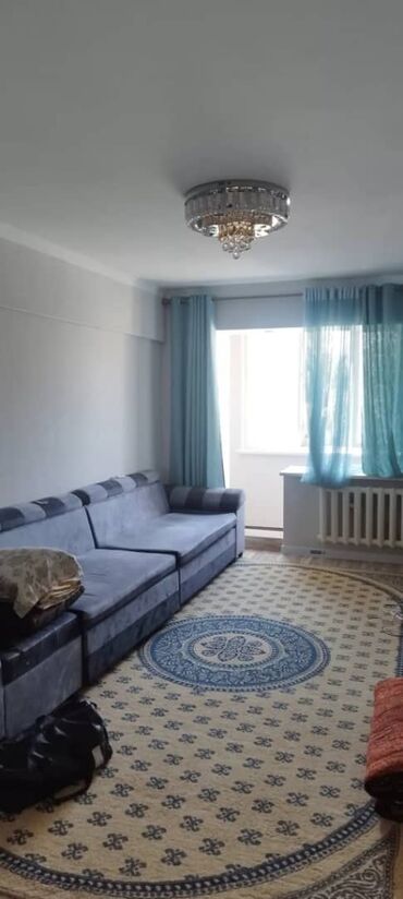 2 ком кв в бишкеке: 2 комнаты, 50 м², Индивидуалка, 4 этаж