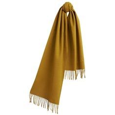 арабский шарф: Одежда шарф. Цвет горчицы, размер 64 см х 200 см. Качество