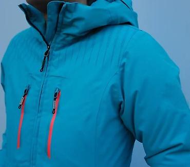 Zimske jakne: Planinarska/zimská jakna – tirkizno plava - Topla, vodoodbojna — 9