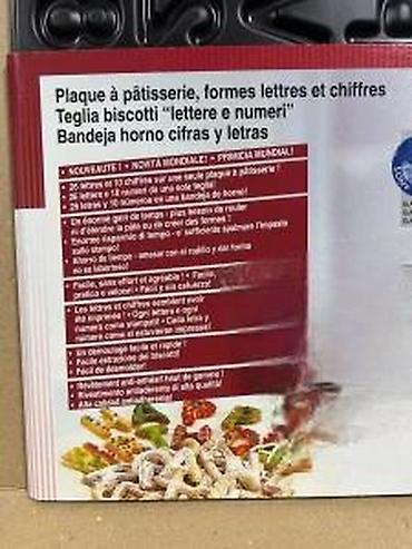 Ostalo posuđe: Zenker tepsija/kalup za keksiće – slova i brojevi - Ploča za pečenje — 18