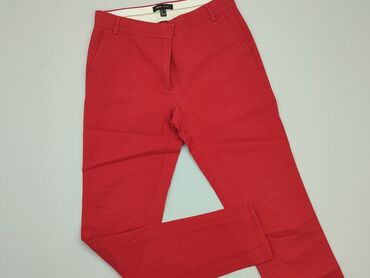 bluzki czerwona hiszpanki: Material trousers, Mango, S (EU 36), condition - Good