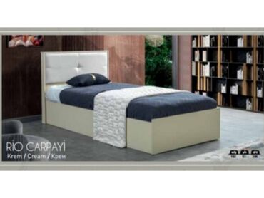 yataq desti gence: Новый, Односпальная кровать, Без подьемного механизма, С матрасом, Без выдвижных ящиков, Турция