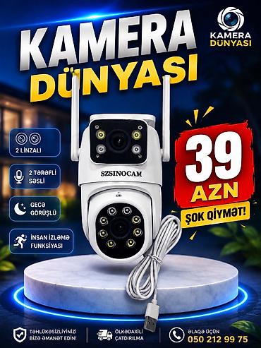 termal kamera: Təhlükəsixlik kamerası 📹 SZSINOCAM 2 Linzalı Wi-Fi Təhlükəsizlik — 2