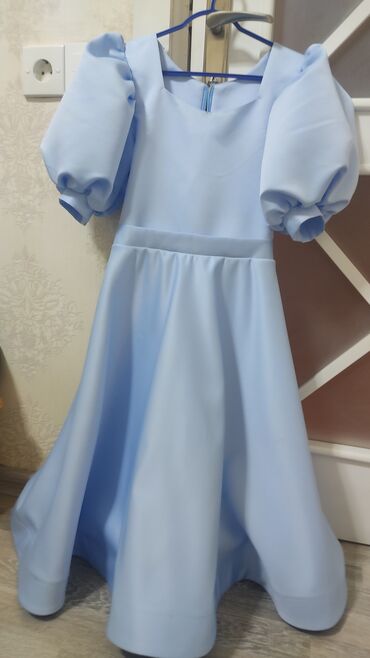 gupurlu donlar: Детское платье цвет - Голубой