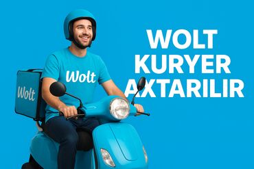 2 ci növbə iş elanları: Мото-курьер требуется, Ежедневно оплата, Без опыта
