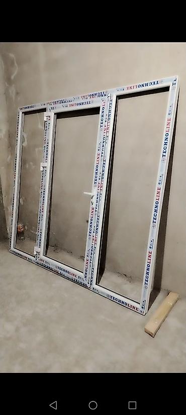 PVC pəncərə çərçivəsi – TECHNOLINE profil - Material: PVC profil