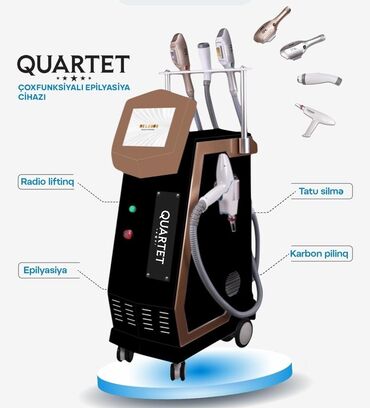 Lazer aparatları: Tatto silmə, Karbon pilinq, Epilyasiya üçün, Buz lazer — 7