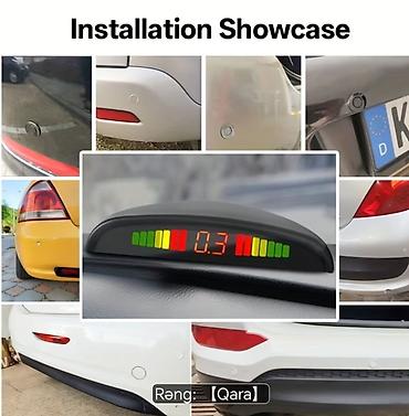 3 d panel: Avtomobil Parktronik Dəsti – 4 sensorlu, LCD displeyli (Rəng: qara) — 2