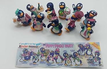 vecna kinder: Kinder Surprise Die Peppy Pingo Party Komplekt + Original Vərəq | — 1