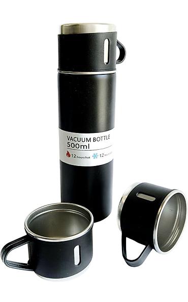 термос 0 5: Термос Vacuum Bottle 500 мл с крышкой 3 кружки - Объем: 500 мл - — 9