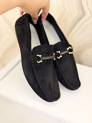 Ayaqqabılar: Məhsul: Qara mokasin ayaqqabı - Material: yumşaq süet toxuma - Rəng — 2
