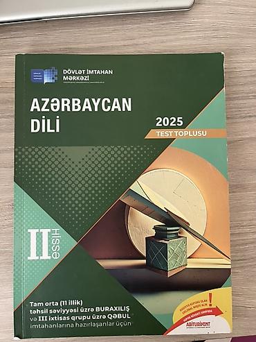 Testlər: Məhsul: “Azərbaycan dili” Test Topluları – Dövlət İmtahan Mərkəzi — 1