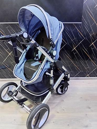 Модульные коляски: Uşaq arabası – Cynebaby, mavi rəng Xüsusiyyətlər: - 2-si 1-də sistem — 4