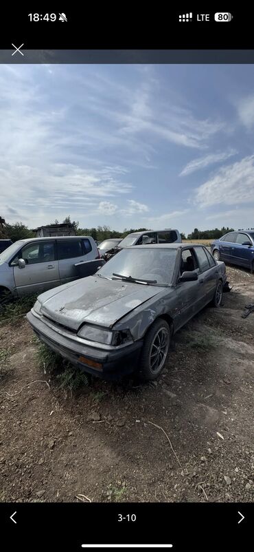 Honda: Honda Civic: 1991 г., 1.6 л, Бензин, Седан — 8