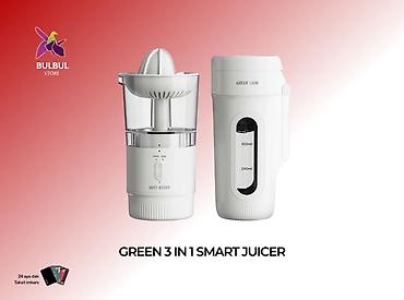 Green 3 in 1 Smart Juicer - 3‑ü 1‑də ağıllı şirəçəkən: sitrus presi at lalafo.az Green 3 in 1 Smart Juicer - 3‑ü 1‑də ağıllı şirəçəkən: sitrus presi