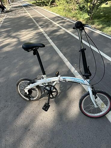 чиф киф: Корейский Складной городской велосипед (20”/16” колеса — 7