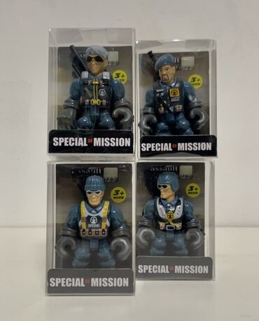 кукольные домики на заказ: Игровые фигурки «Special of Mission» — набор из 4 солдат-оперативников